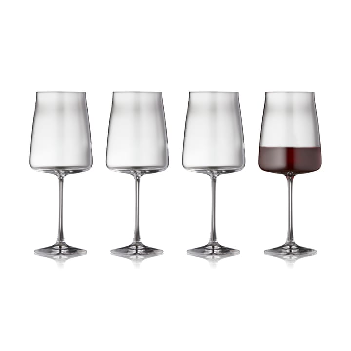 Zero Rotweinglas 54 cl 4er Pack - Kristall - Lyngby Glas