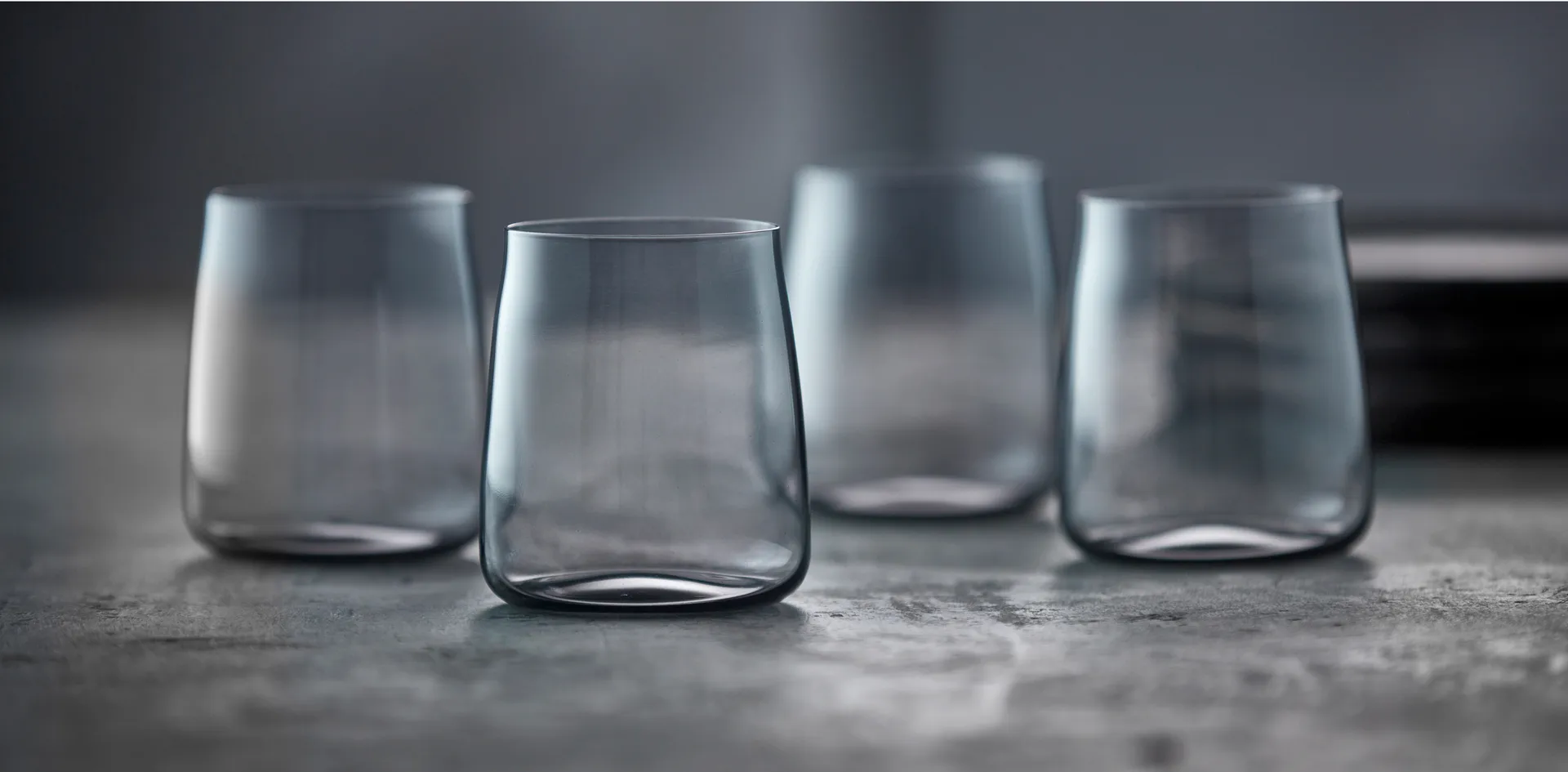 Zero Wasserglas 42 cl 6er Pack, Smoke Lyngby Glas