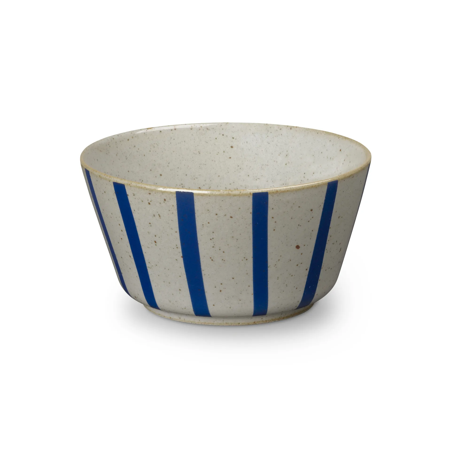 DAN-ILD Streifen Schale Ø13cm, Blau Lyngby Porcelæn