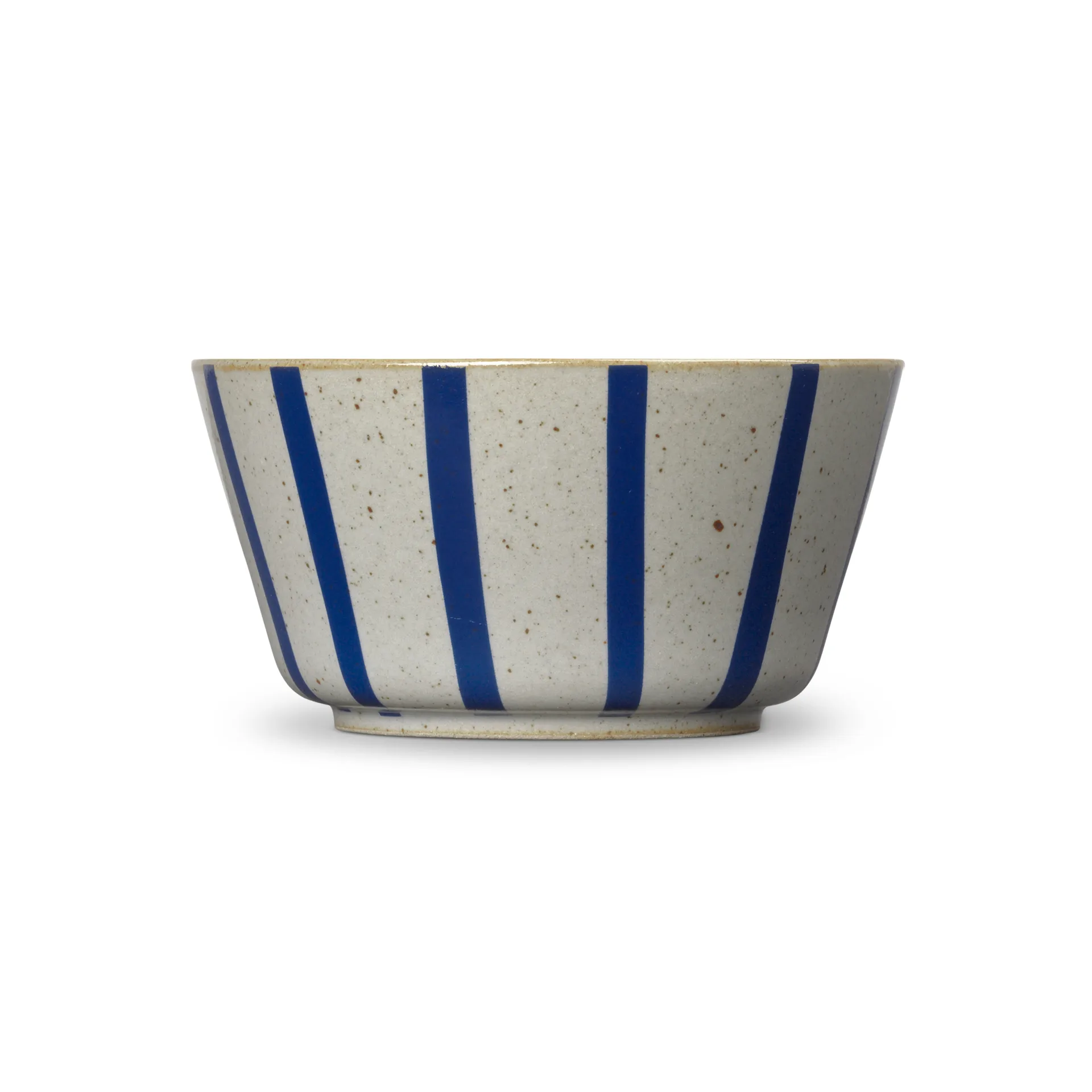 DAN-ILD Streifen Schale Ø13cm, Blau Lyngby Porcelæn