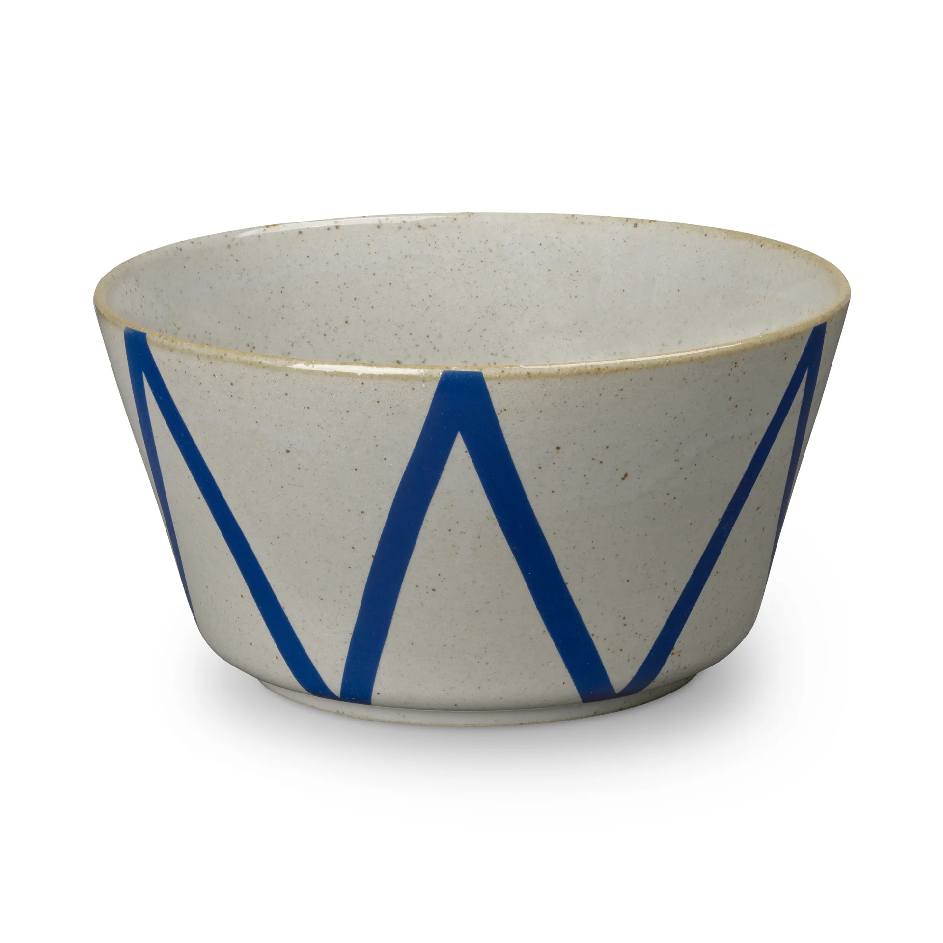 DAN-ILD Zickzack Schale Ø21cm, Blau Lyngby Porcelæn