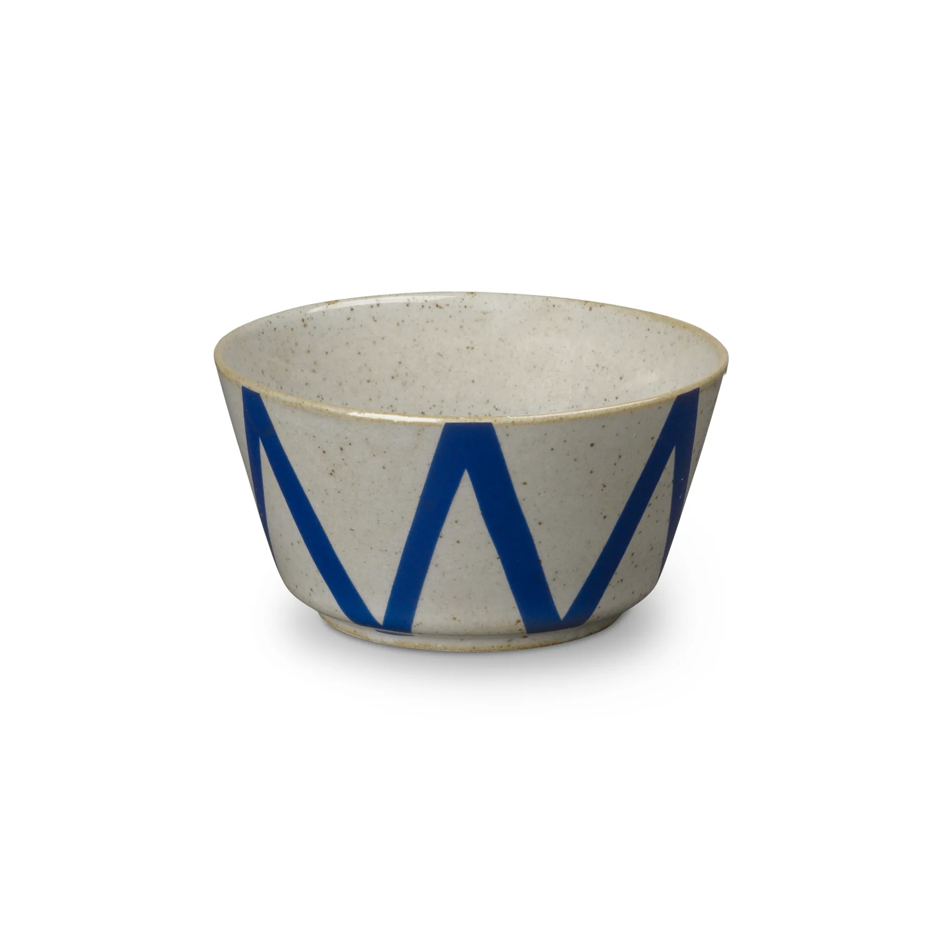 DAN-ILD Zickzack Schale Ø9cm, Blau Lyngby Porcelæn