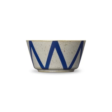 DAN-ILD Zickzack Schale Ø9cm - Blau - Lyngby Porcelæn
