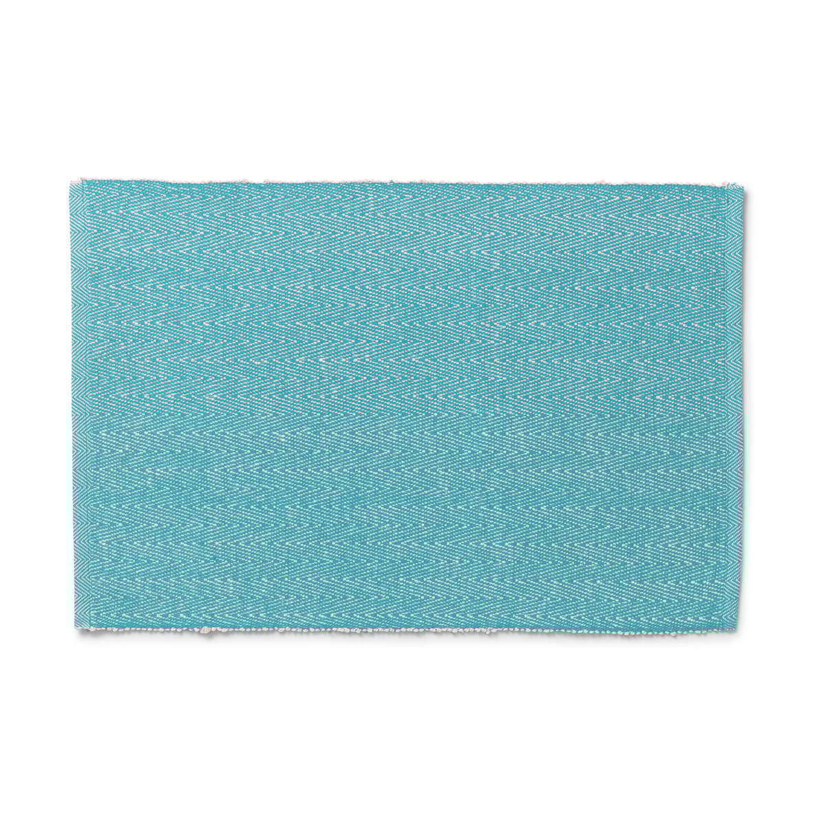 Lyngby Porcelæn Herringbone Platzdecke 30 x 43cm Türkis