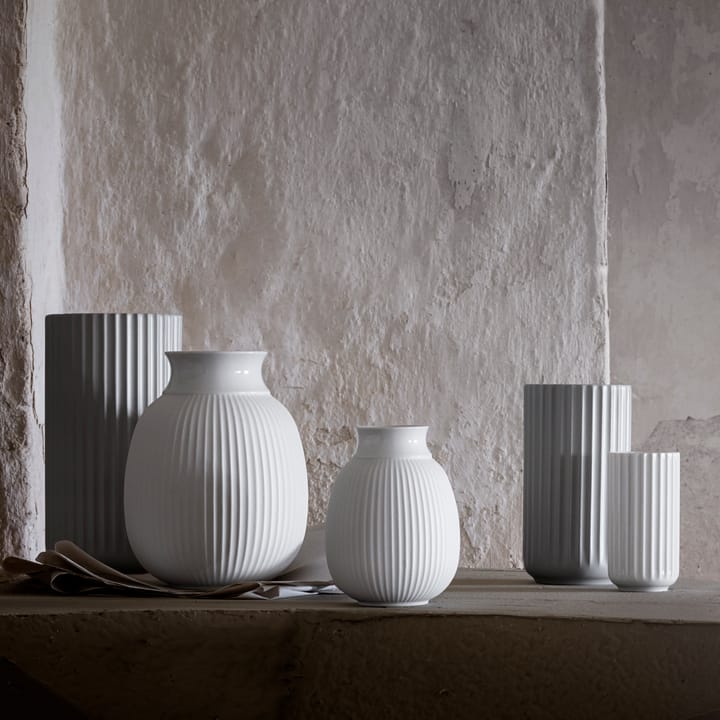 Lyngby Curve Vase 12cm - Wei�ß - Lyngby Porcelæn