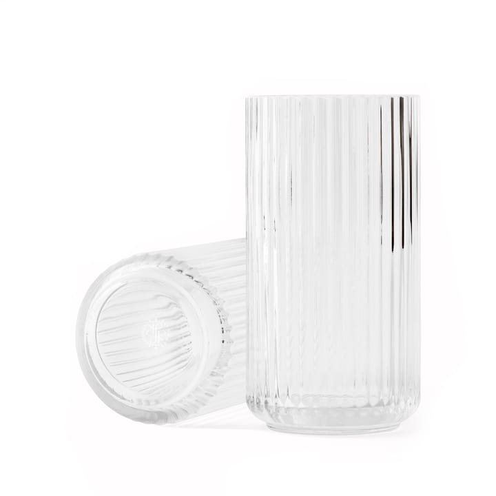 Lyngby Glas-Vase klar - 20cm - Lyngby Porcelæn