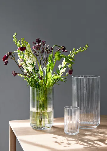 Lyngby Glas-Vase klar - 25cm - Lyngby Porcelæn