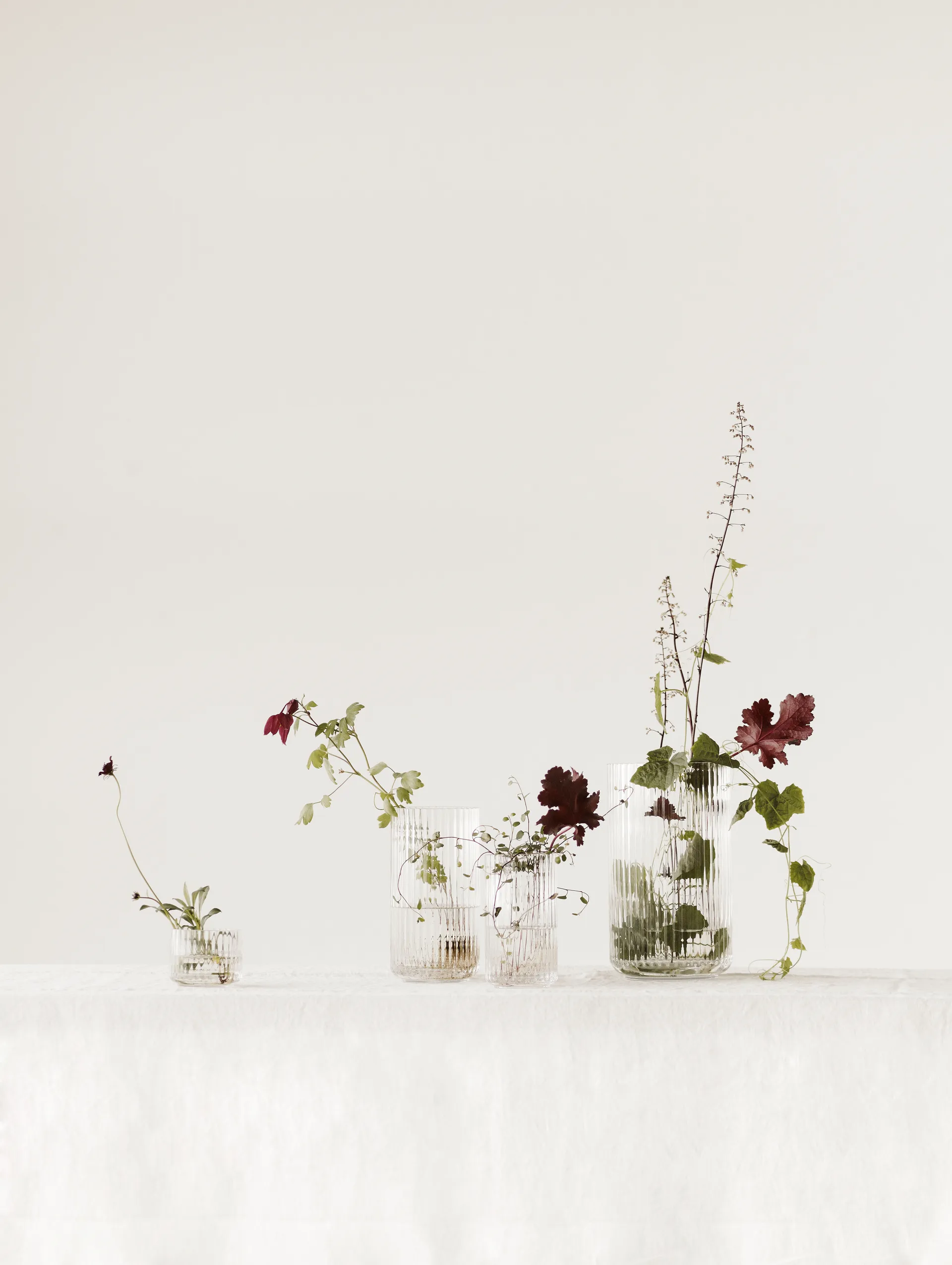 Lyngby Glas-Vase klar, 25cm Lyngby Porcelæn