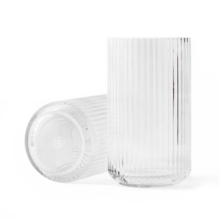 Lyngby Glas-Vase klar - 25cm - Lyngby Porcelæn