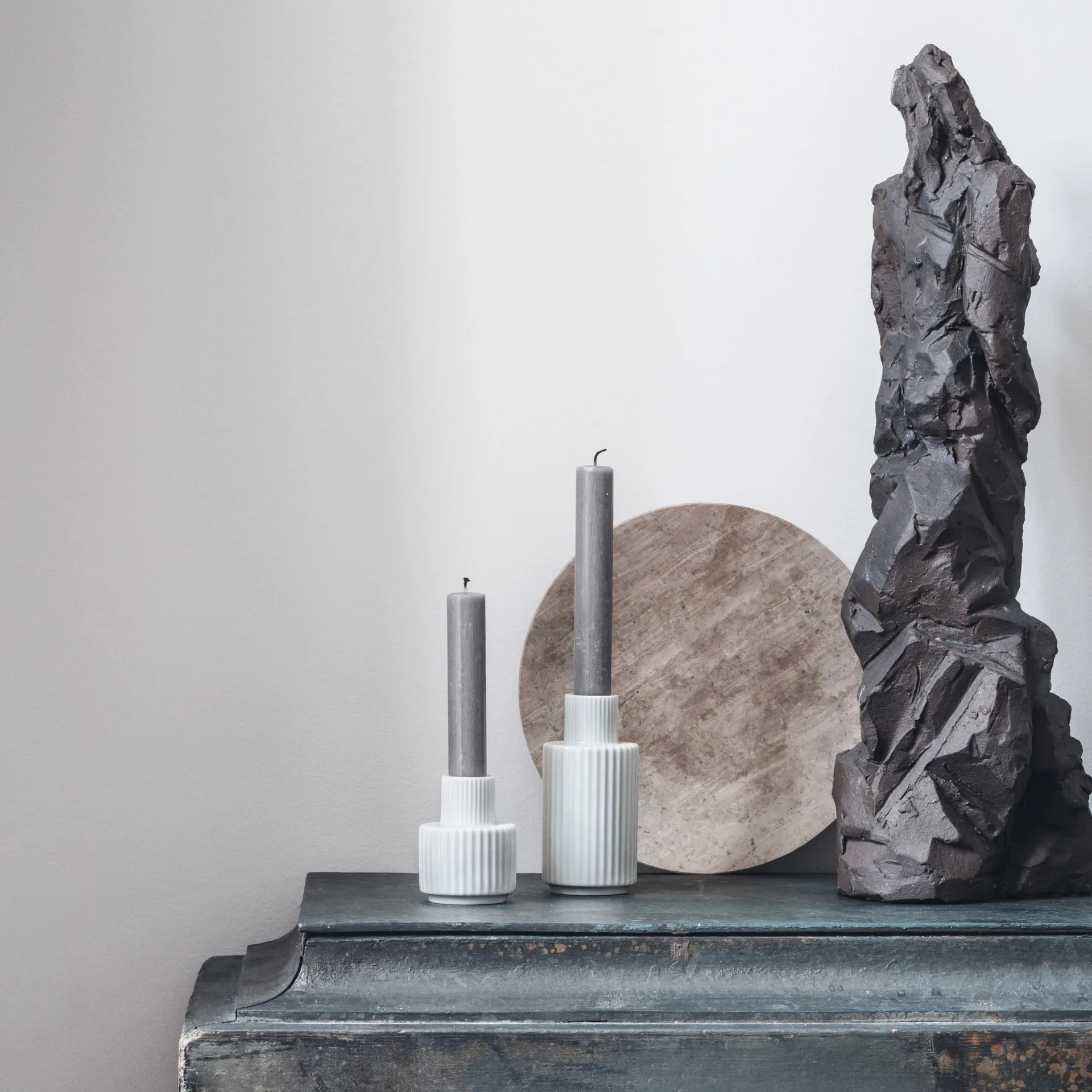 Lyngby Kerzenhalter weiß, 11cm Lyngby Porcelæn