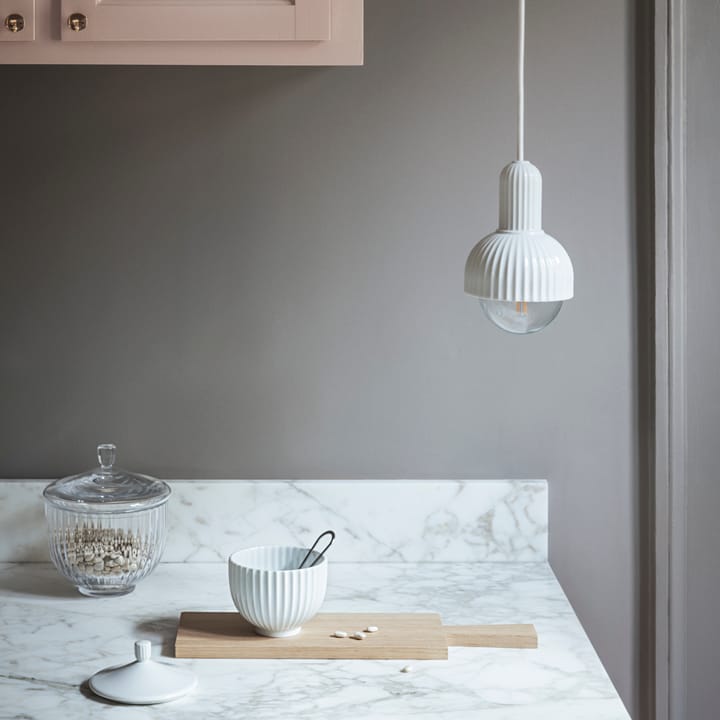 Lyngby Pendelleuchte, Weiß Lyngby Porcelæn