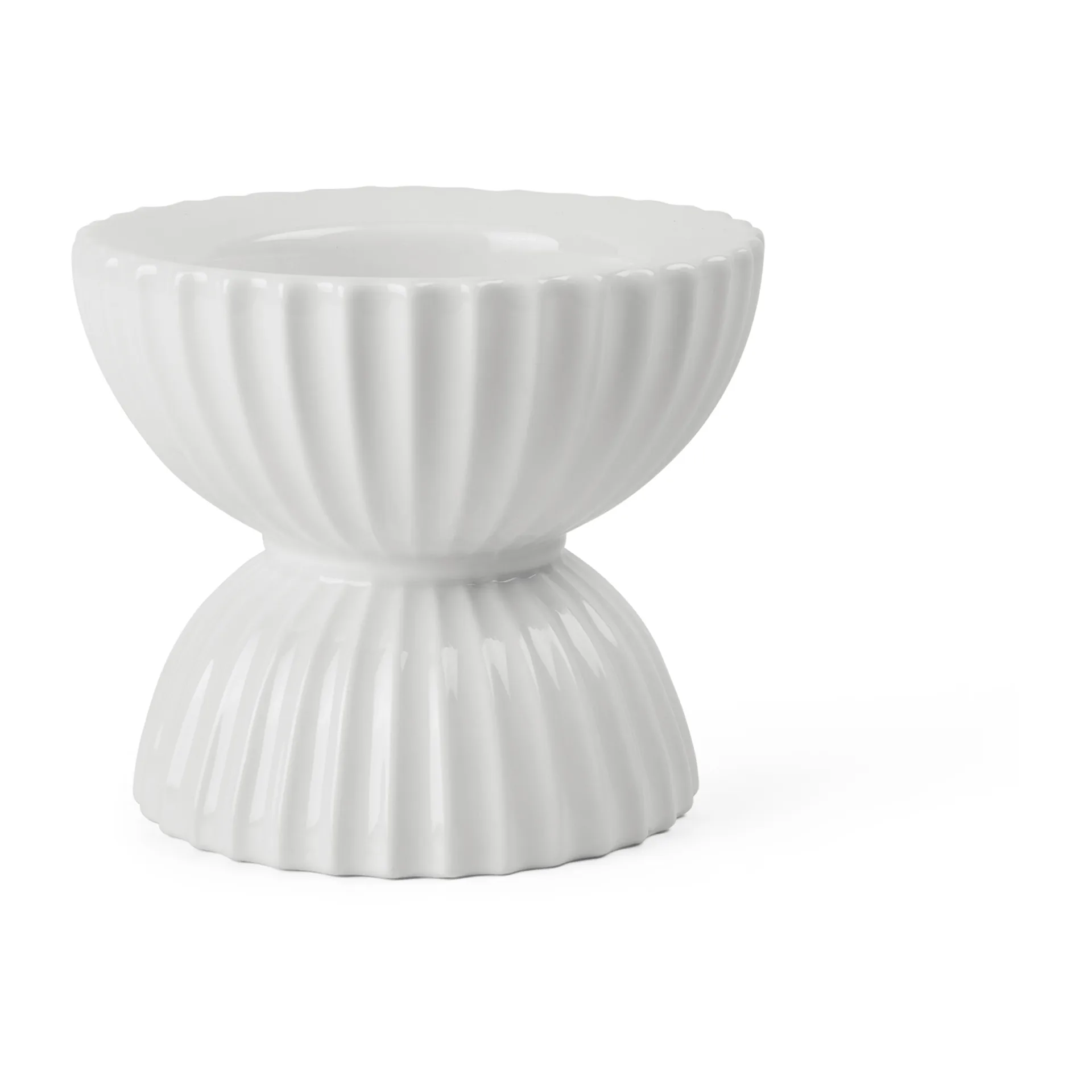 Lyngby Tura Blockkerzenhalter Ø11,5cm, Weiß Lyngby Porcelæn