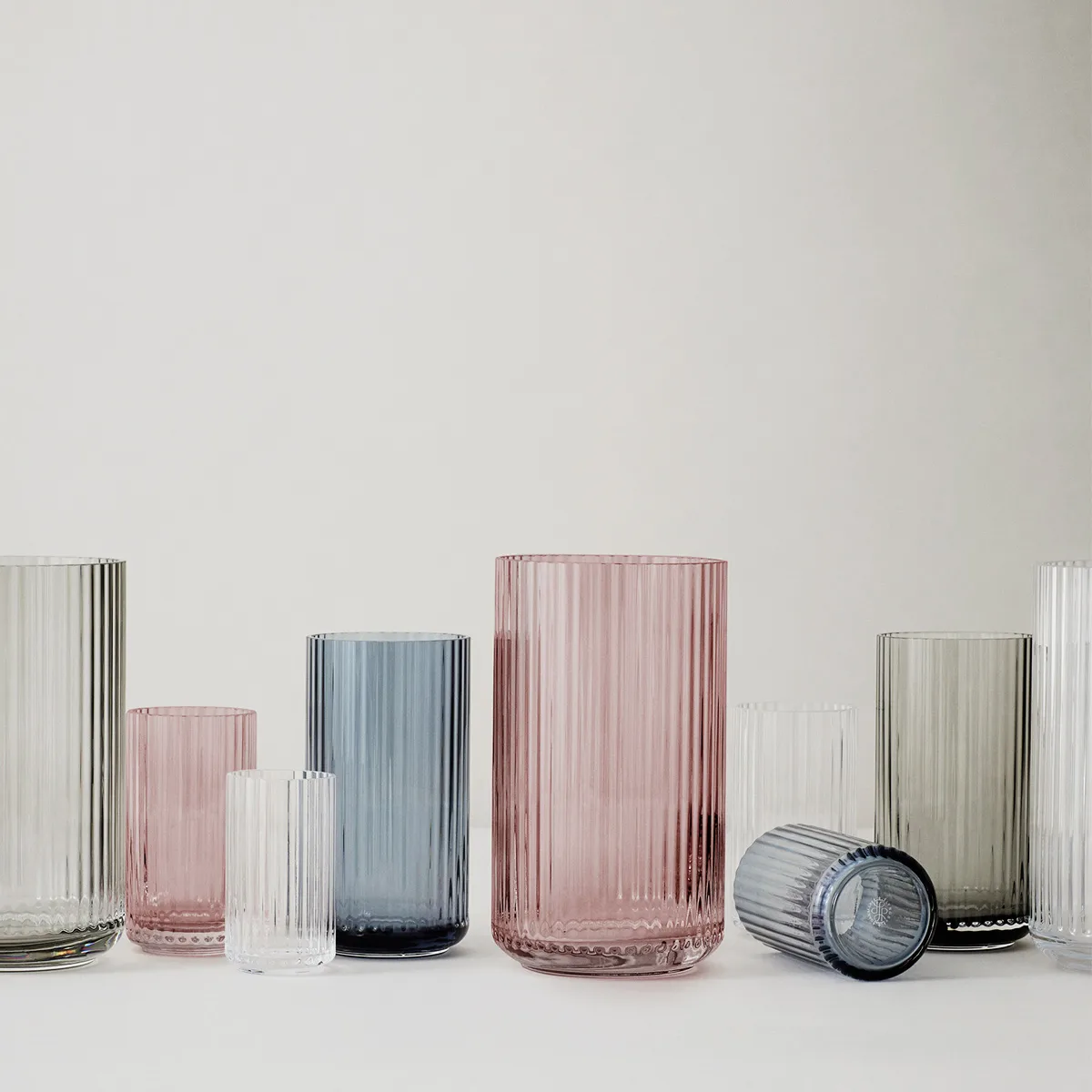 Lyngby Vase Glas burgundy, 38cm Lyngby Porcelæn