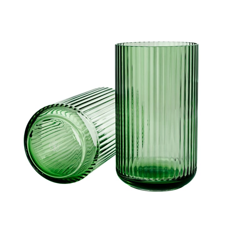 Lyngby Vase Glas Copenhagen green - 31cm - Lyngby Porcelæn