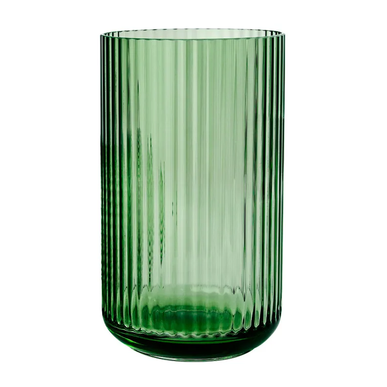 Lyngby Vase Glas Copenhagen green, 38cm Lyngby Porcelæn