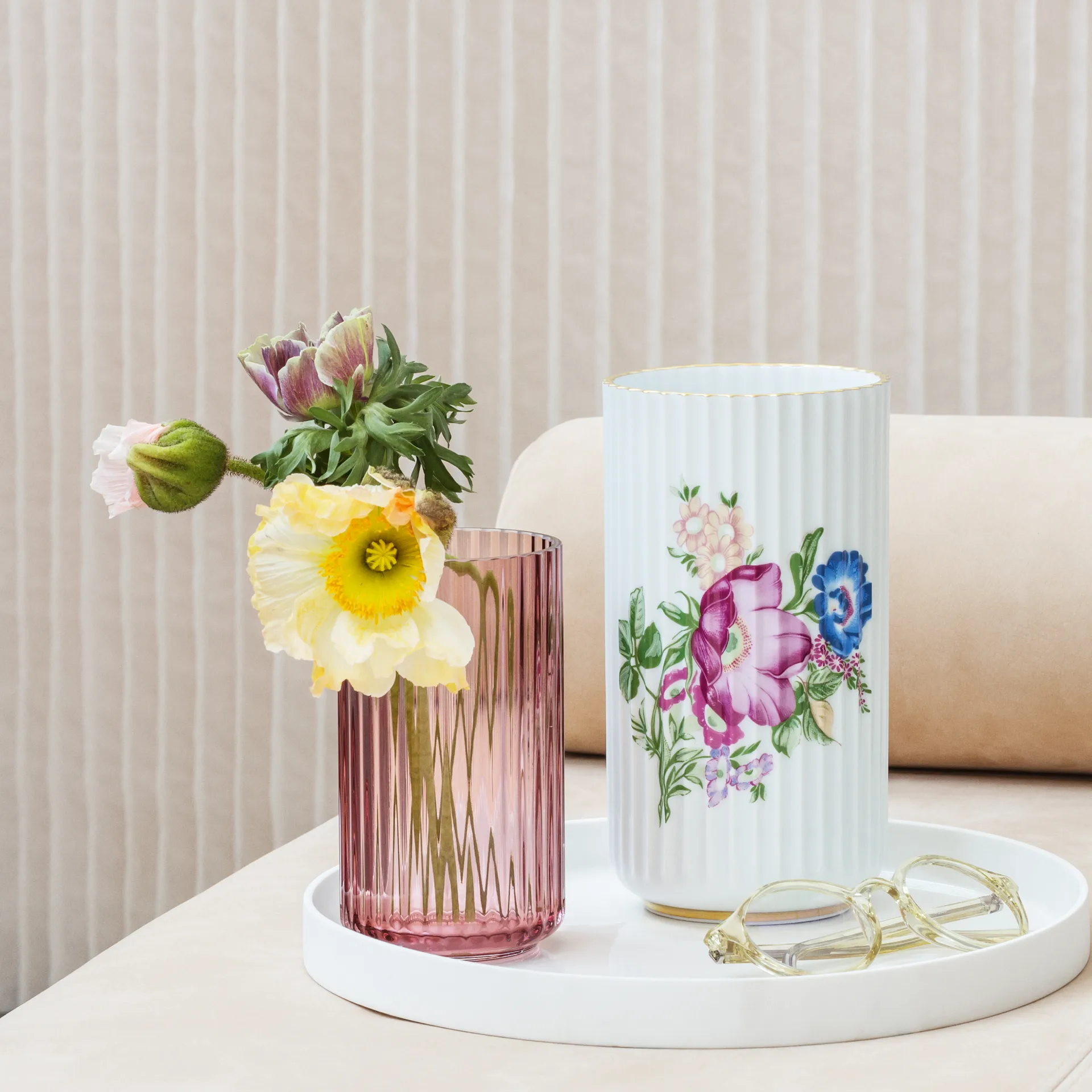 Lyngby Vase, Midnight blue, 25cm Lyngby Porcelæn