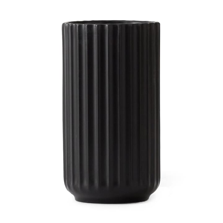 Lyngby Vase schwarz matt - 12cm - Lyngby Porcelæn