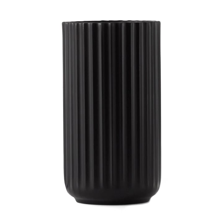 Lyngby Vase schwarz matt - 15cm - Lyngby Porcelæn