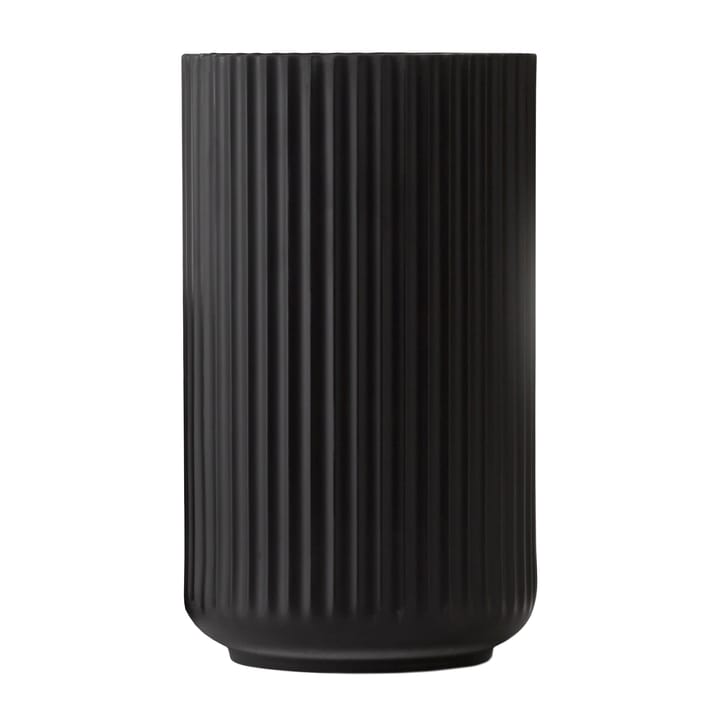 Lyngby Vase schwarz matt - 20cm - Lyngby Porcelæn