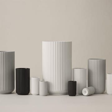 Lyngby Vase schwarz matt - 20cm - Lyngby Porcelæn
