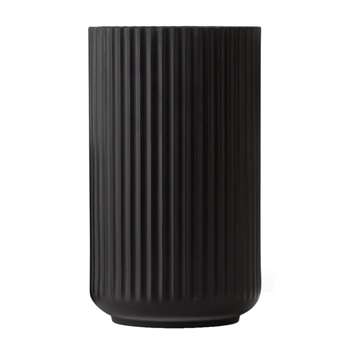 Lyngby Vase schwarz matt - 25cm - Lyngby Porcelæn