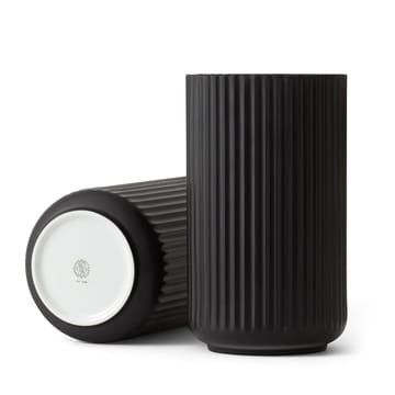 Lyngby Vase schwarz matt - 25cm - Lyngby Porcelæn