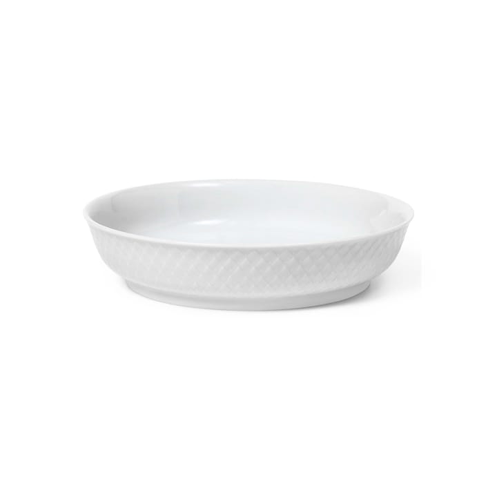 Rhombe Dessertteller Ø16cm - Weiß - Lyngby Porcelæn