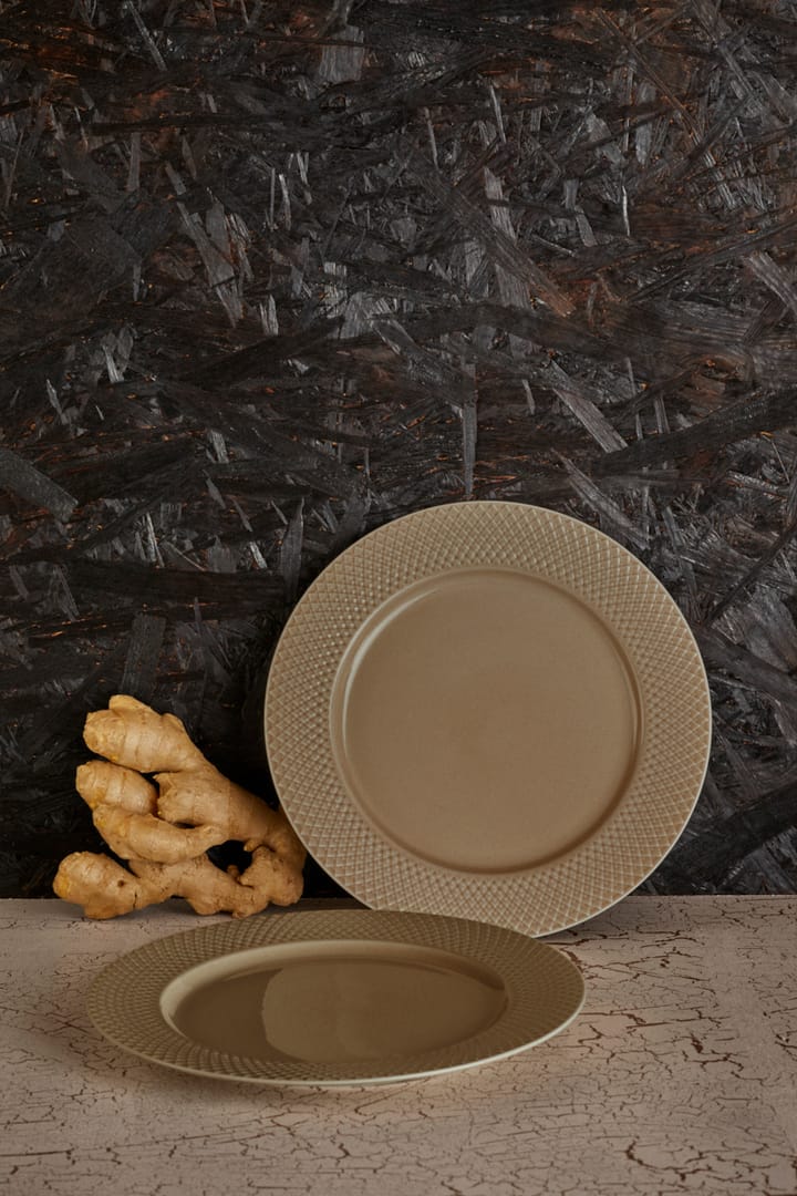 Rhombe Earth Mittagsteller Ø23 cm, Clay Lyngby Porcelæn