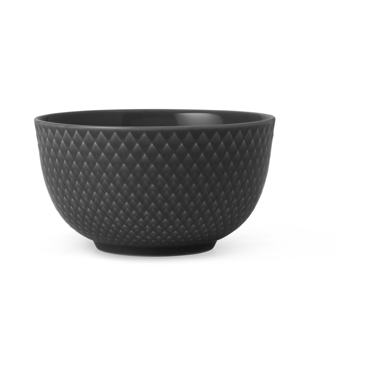 Lyngby Porcelæn Rhombe Earth Schale Ø11 cm Slate