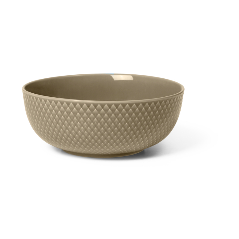 Lyngby Porcelæn Rhombe Earth Schale Ø15,5 cm Clay