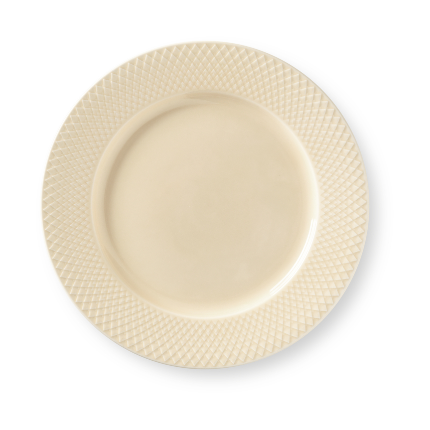 Lyngby Porcelæn Rhombe Earth Speiseteller Ø27 cm Marble