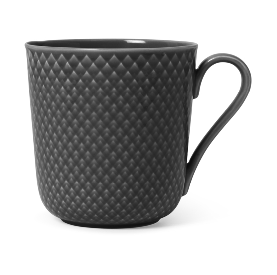 Lyngby Porcelæn Rhombe Earth Tasse 39 cl Slate
