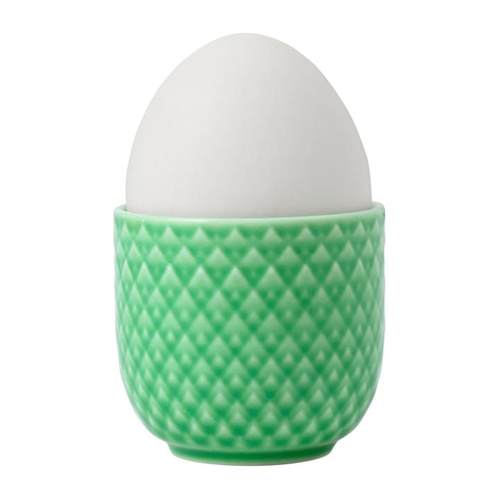Rhombe Eierbecher Ø5cm, Grün Lyngby Porcelæn