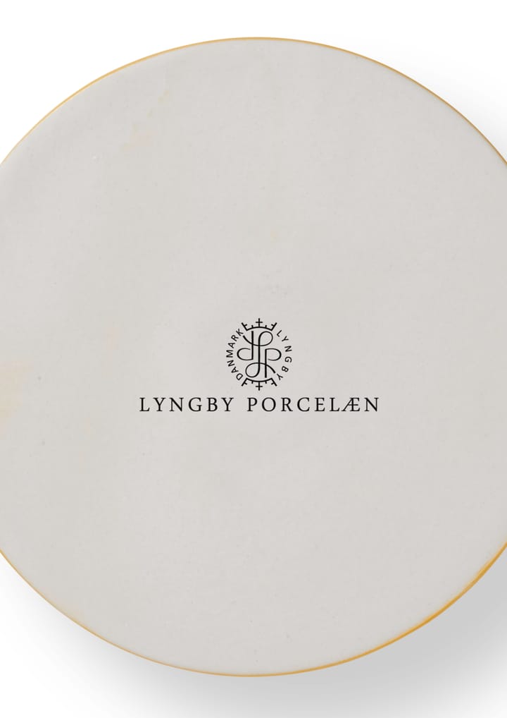 Rhombe Kerzenhalter 3cm - Gelb - Lyngby Porcelæn
