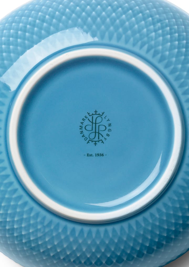 Rhombe Schale Ø15,5cm - Blau - Lyngby Porcelæn