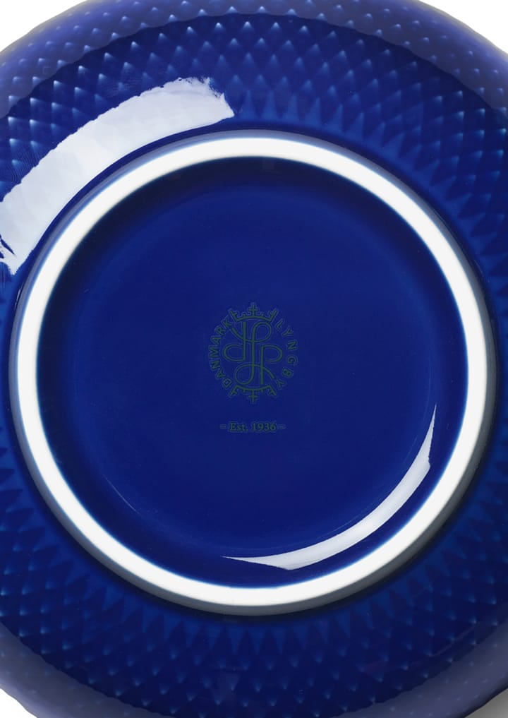 Rhombe Schale Ø15,5cm - Dunkelblau - Lyngby Porcelæn