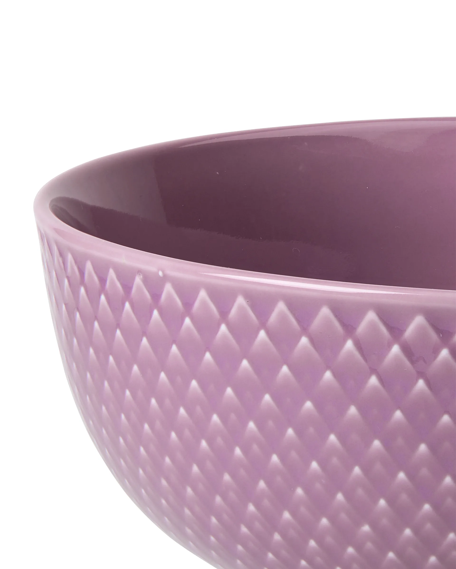 Rhombe Schale Ø15,5cm, Lila Lyngby Porcelæn
