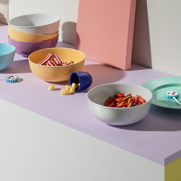 Rhombe Schale Ø15,5cm, Sand Lyngby Porcelæn