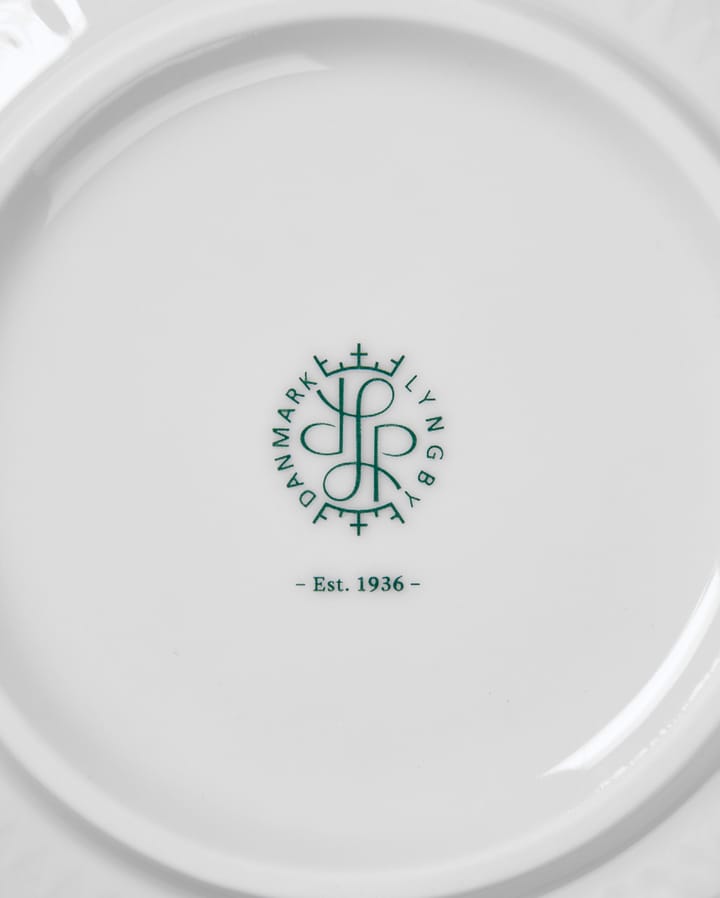 Rhombe Schale Ø15,5cm - Weiß - Lyngby Porcelæn