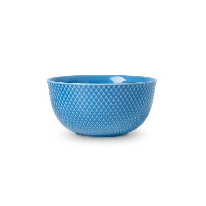 Rhombe Servierschale Ø 17,5cm - Blau - Lyngby Porcelæn