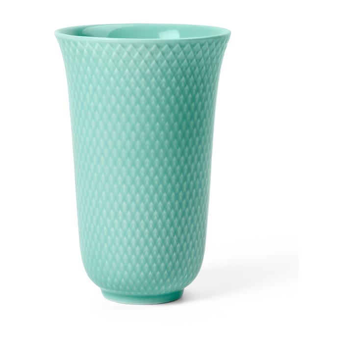 Rhombe Vase 15cm - Aqua - Lyngby Porcelæn