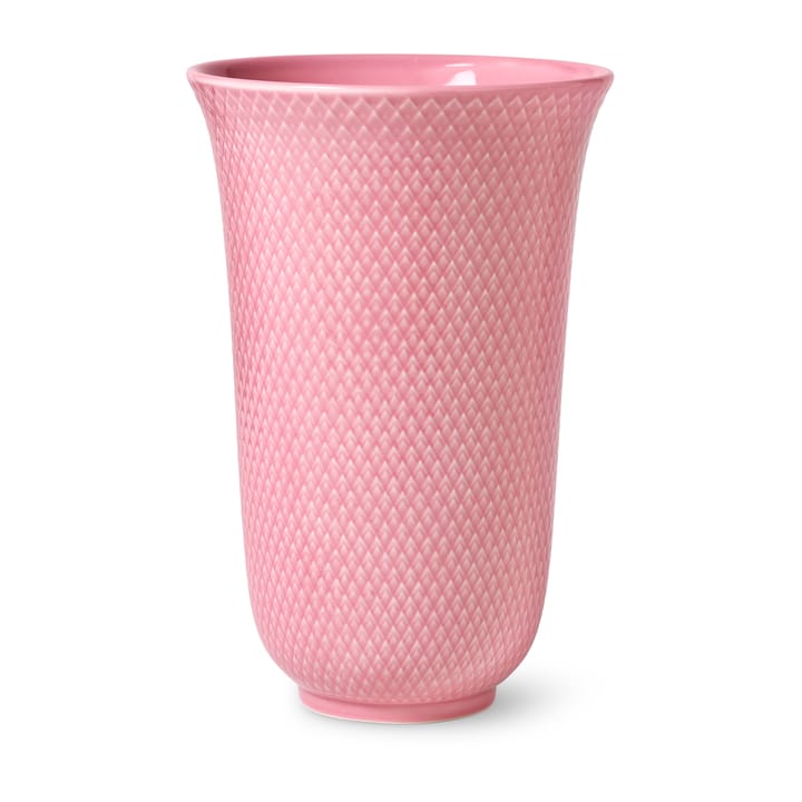 Rhombe Vase 20cm - Rosa - Lyngby Porcelæn