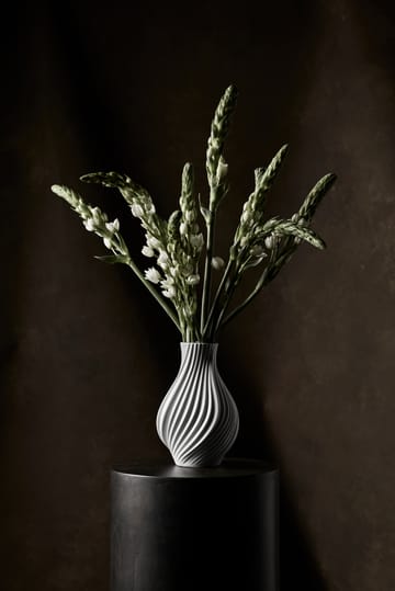 Twist Vase 18 cm - Weiß - Lyngby Porcelæn