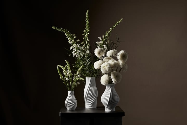 Twist Vase 18 cm, Weiß Lyngby Porcelæn