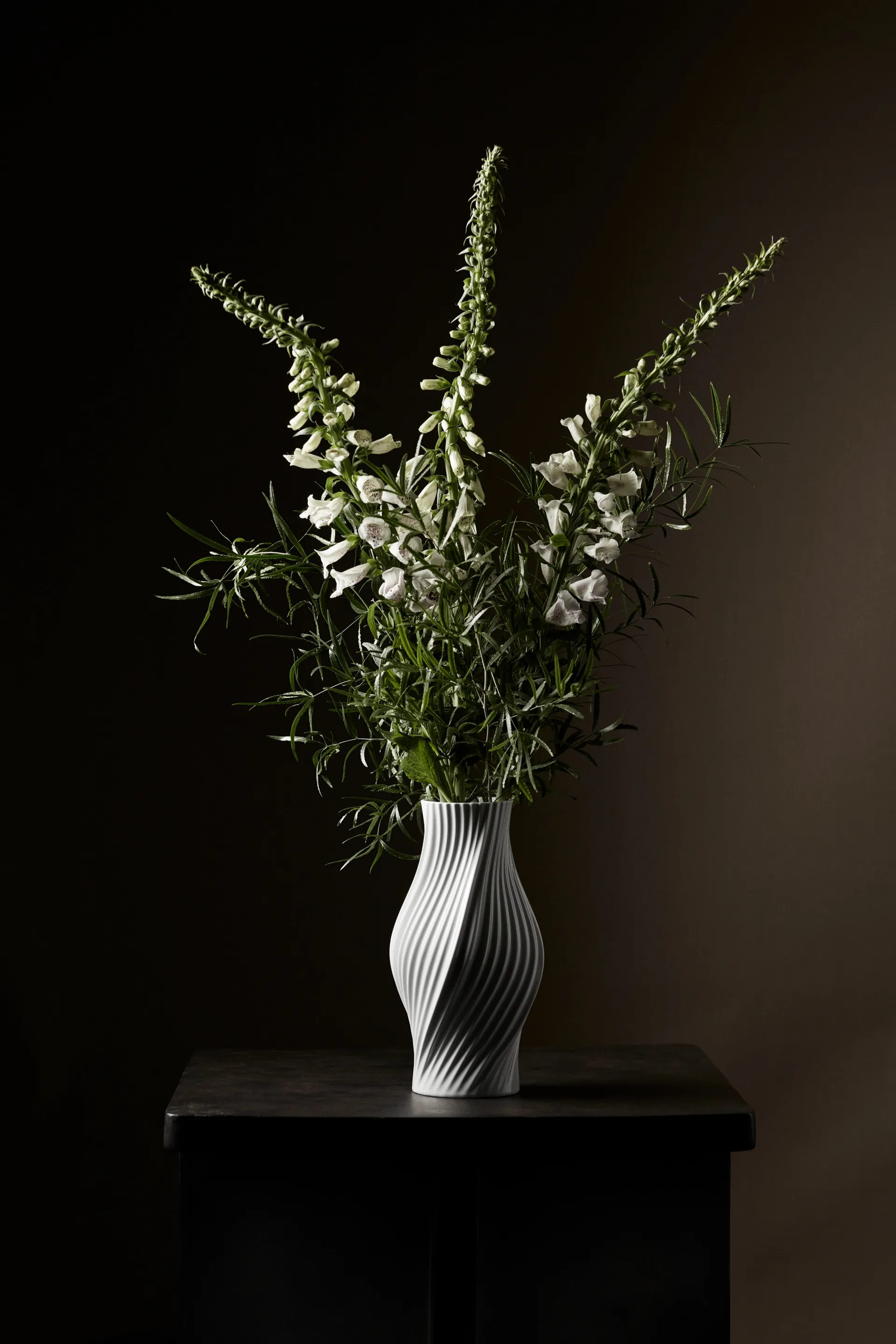 Twist vase 31 cm, Weiß Lyngby Porcelæn