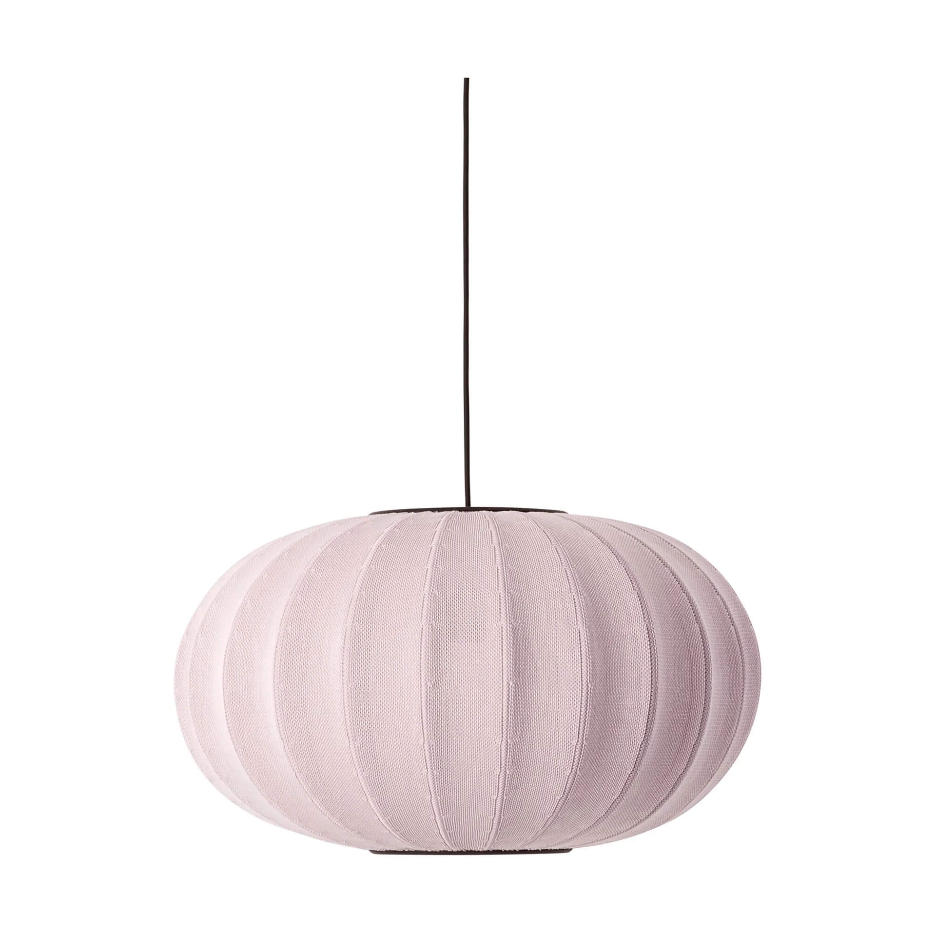 Knit-Wit 57 Oval Pendelleuchte, Light pink Made By Hand