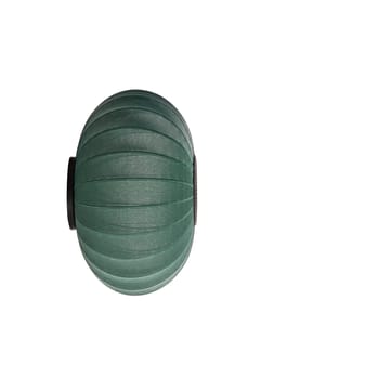 Knit-Wit 57 Oval Wand- und Deckenleuchte - Tweed green - Made By Hand