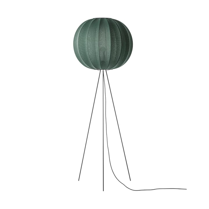 Knit-Wit 60 Round High Stehleuchte - Tweed green - Made By Hand