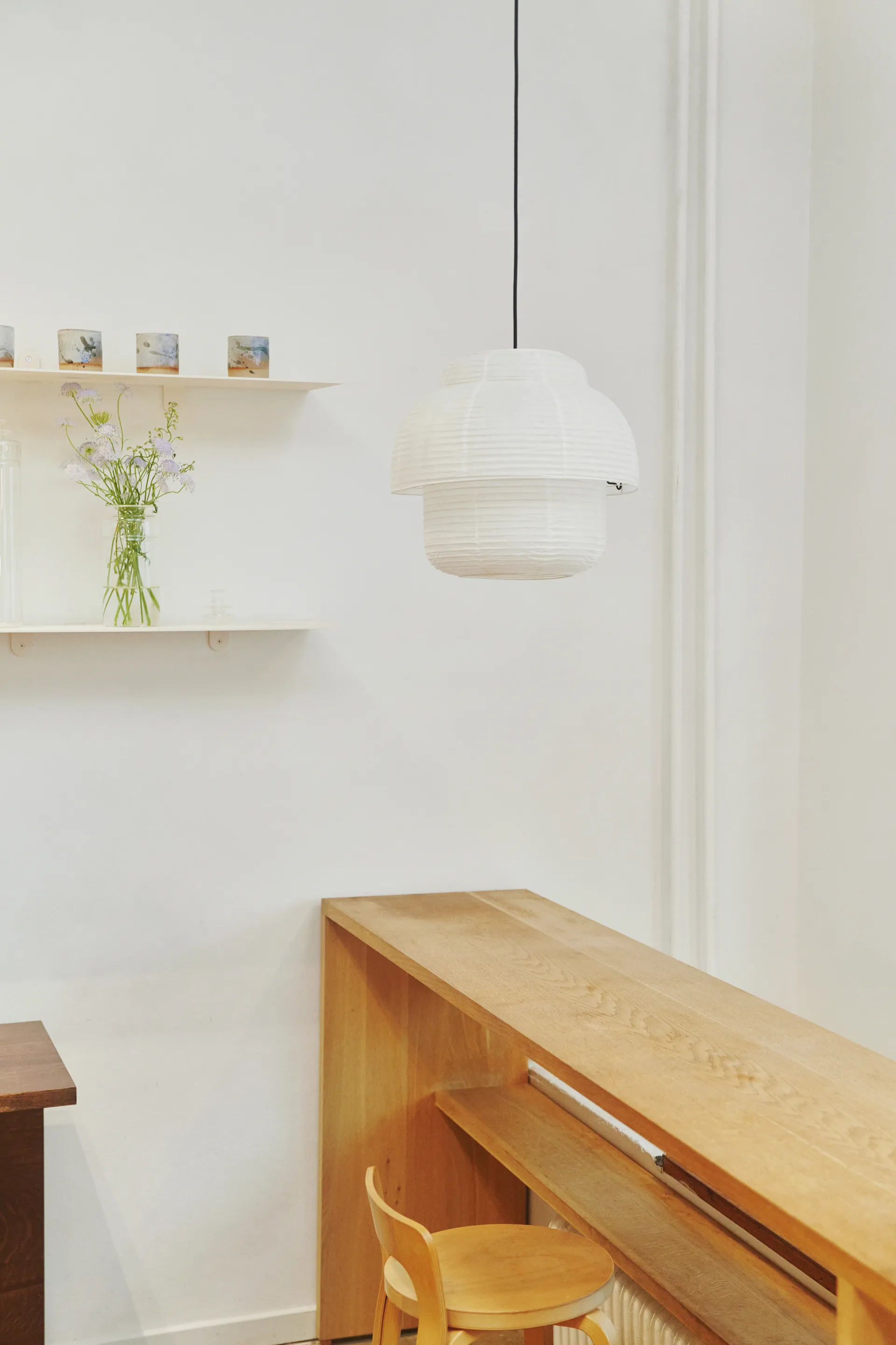 Papier Double Pendelleuchte Ø40 cm, White Made By Hand