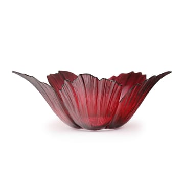 Fleur Glasschale rotrosa - Groß Ø23cm - Målerås Glasbruk